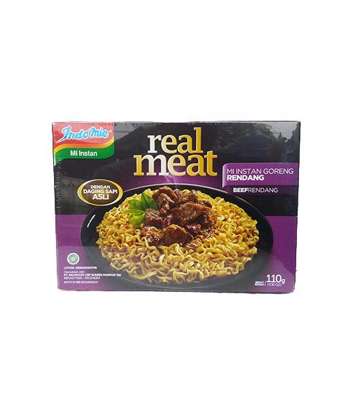 Promo Indomie Real Meat Rendang Mie Instan [110 g] Diskon 21% di