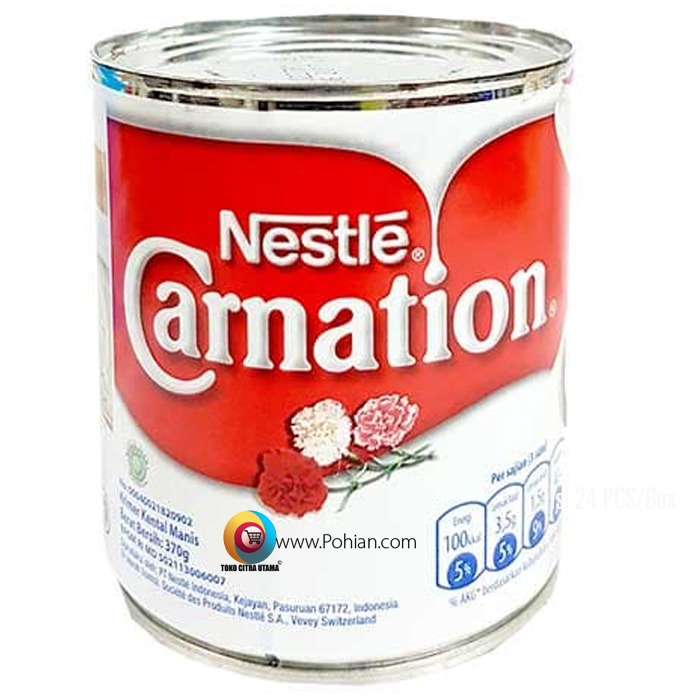  SUSU  KENTAL MANIS CARNATION  370gr AGEN SEMBAKO GROSIR 