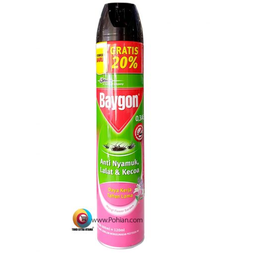 Baygon Aerosol Flower Garden 600ml