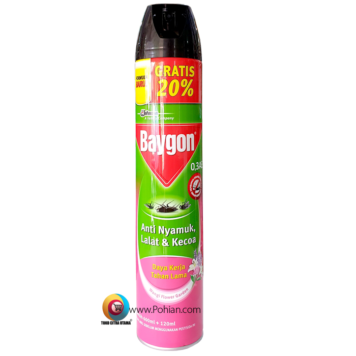 Baygon Aerosol Flower Garden 600ml – AGEN SEMBAKO GROSIR – Grosir ...