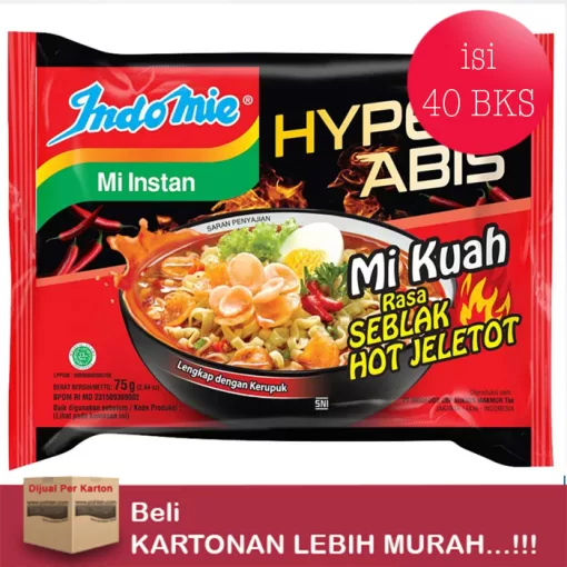 Indomie Seblak Hot Jeletot 75gr/40"S