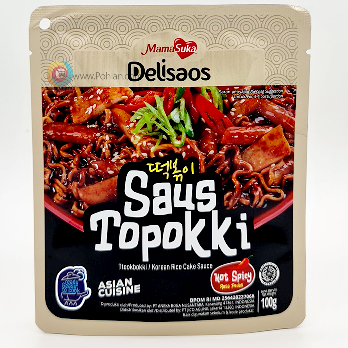 Mama Suka Delisaos Saus Topokki Hot Spicy 100 Gram – AGEN SEMBAKO