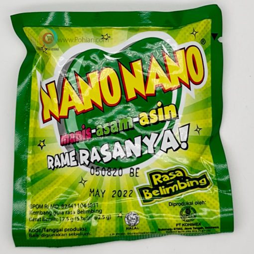 Permen NANO NANO Rasa Belimbing 12.5 Gram