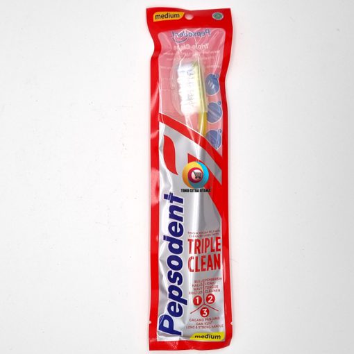 PEPSODENT Sikat Gigi Triple Clean Medium