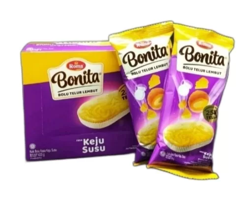 Bonita Bolu Telur KEJU SUSU 30gr /12"S